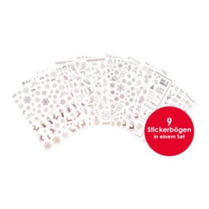 Emmi Nail 3D Art Nail Sticker Deluxe Christmas RosèGold