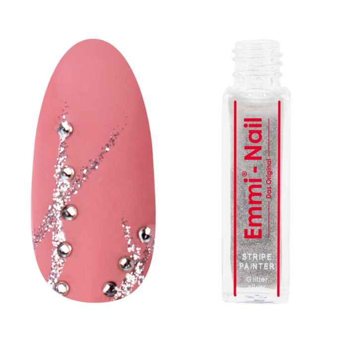 98567 stripe painter glitter silver tip 1 Stripe Painter "Glitter Silver" 6,5ml