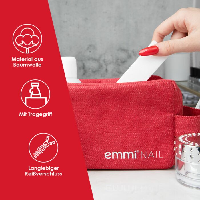 Emmi Nail Borsa da viaggio rossa - immagine 8