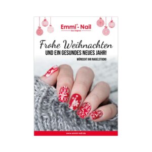 Poster Emmi Nail "Merry Christmas"