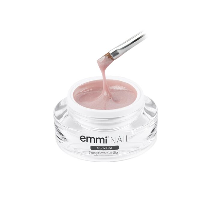 16341 glam pinsel 1 Emmi-Nail Studioline Gel coprente forte Glam 15ml - immagine 5
