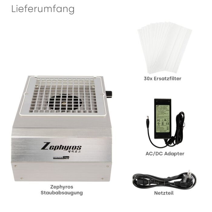 18136 staubabsaugung zephyros lieferumfang Sistema di aspirazione Emmi ZM - immagine 5