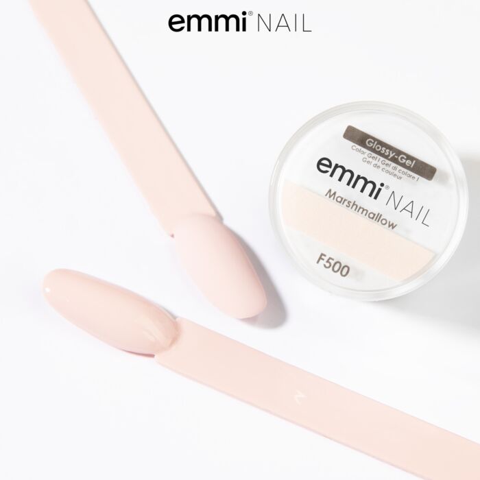 18184 glossy marshmallow 1 Emmi Nail Glossy Gel Marshmallow -F500- - immagine 4