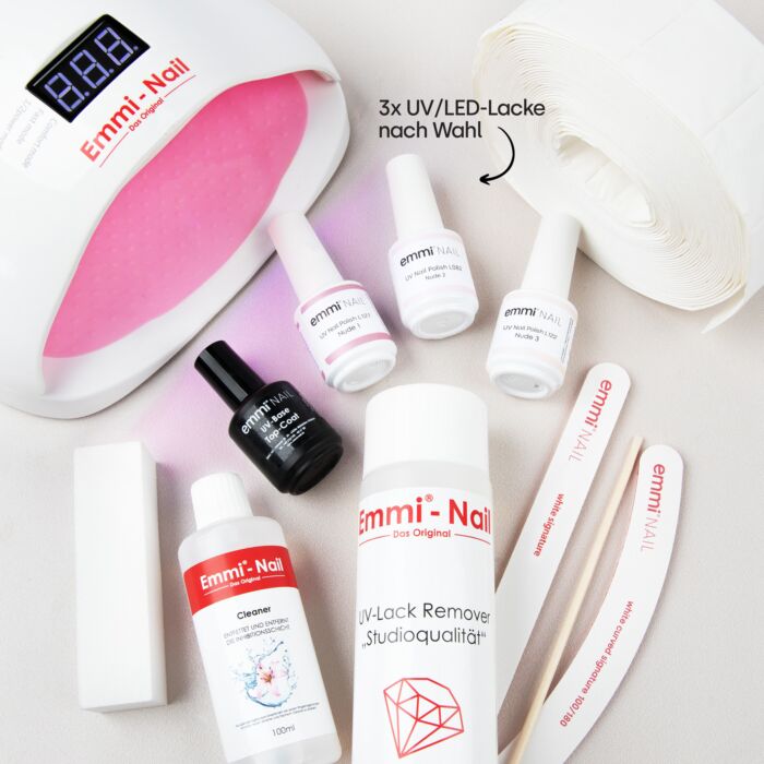 000091 uv led ladies light mood oben neuer Shellac Starter-Set Ladies Light Lampe