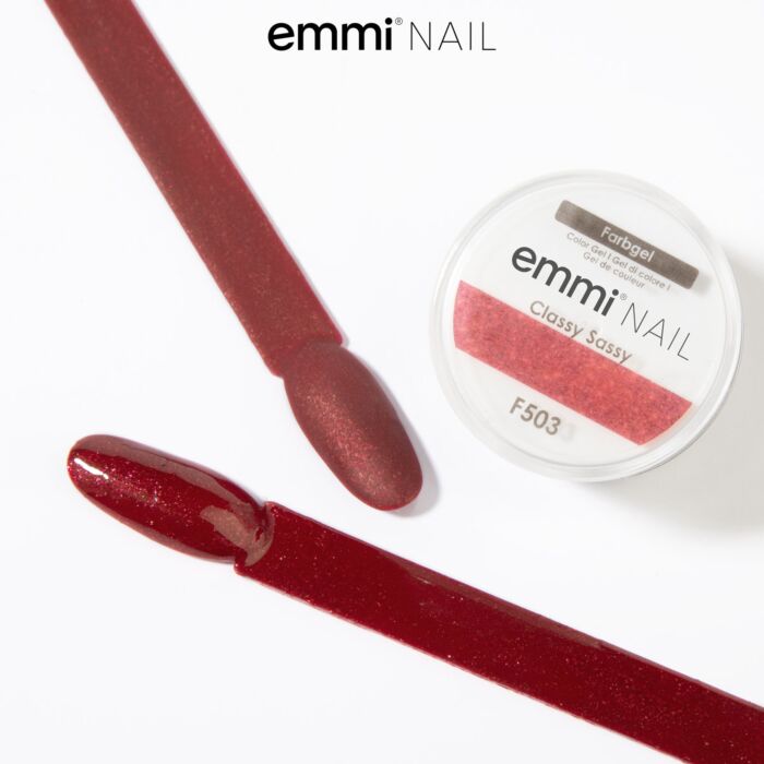 18318 sassy classy neu Emmi-Nail Gel colorato Classy Sassy -F503- - immagine 2