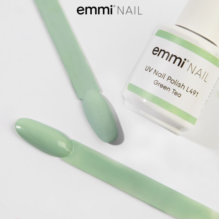 18386 green tea 1 Emmi Shellac UV/LED Green Tea 15ml -L491- - immagine 2