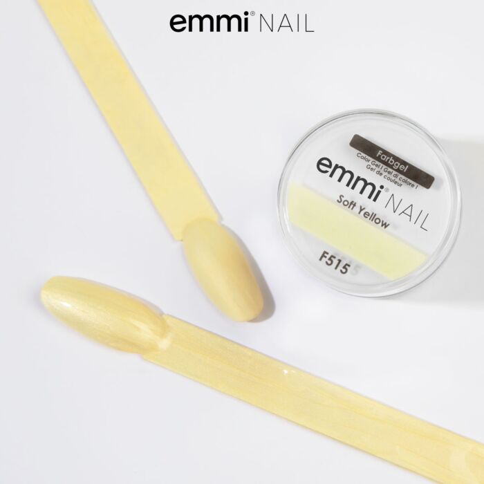18400 soft yellow 2 Emmi-Nail Gel colorato Soft Yellow -F515- - immagine 2