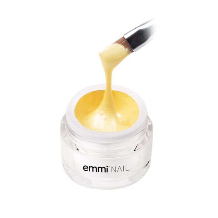 18400 soft yellow pinsel 2 Emmi-Nail Gel colorato Soft Yellow -F515- - immagine 4