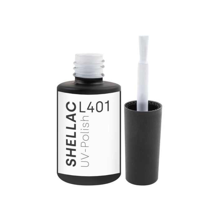 18588 flasche offen 8ml Shellac UV Polish All White -L401- 8ml limited - immagine 2