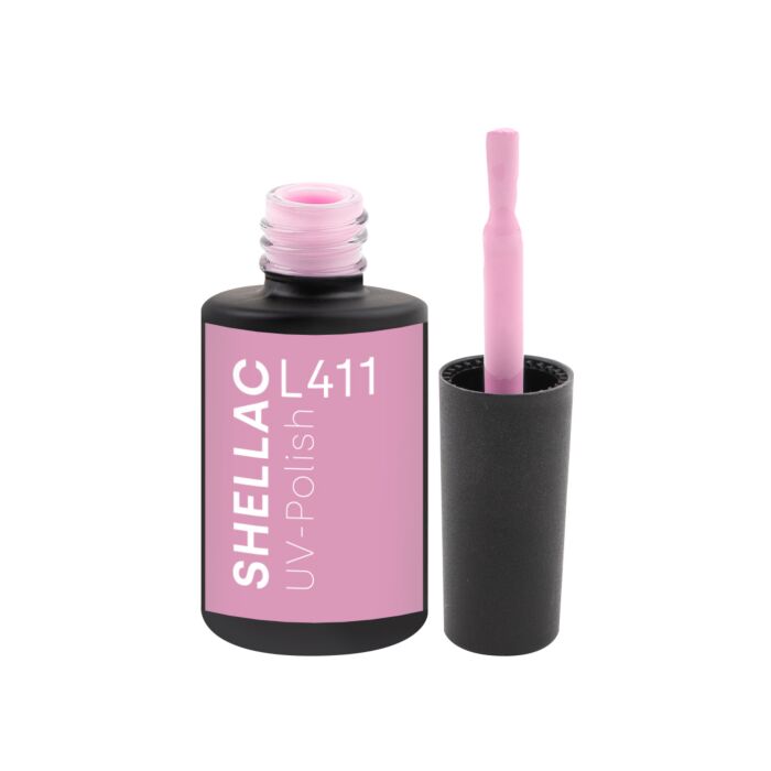 18590 flasche offen 8ml Shellac UV Polish Santorin -L411- 8ml limited - immagine 2