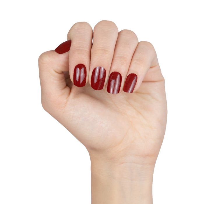 230 paris je taime hand glossy 3720x4800 1 Miss Sophie UV Gel Wraps Burgundy - immagine 2