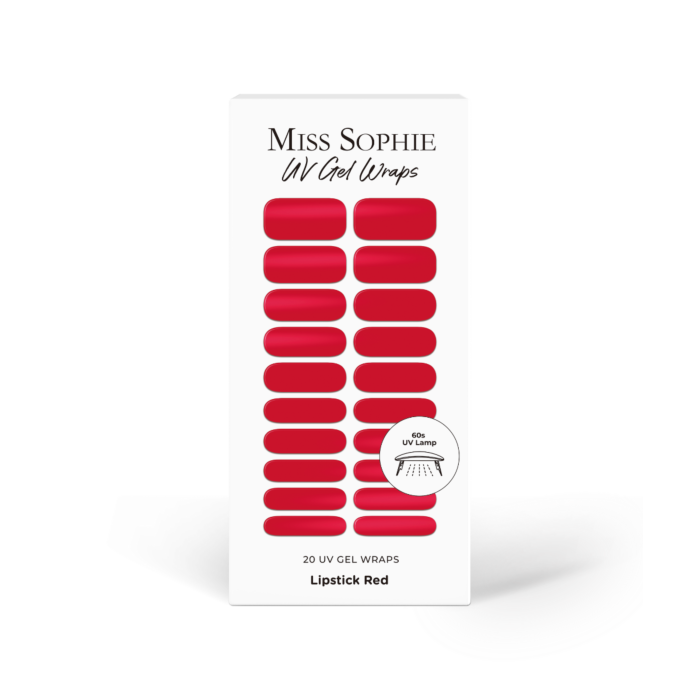 4260453596277 3 1 Miss Sophie UV Gel Wraps Lipstick Red - immagine 5