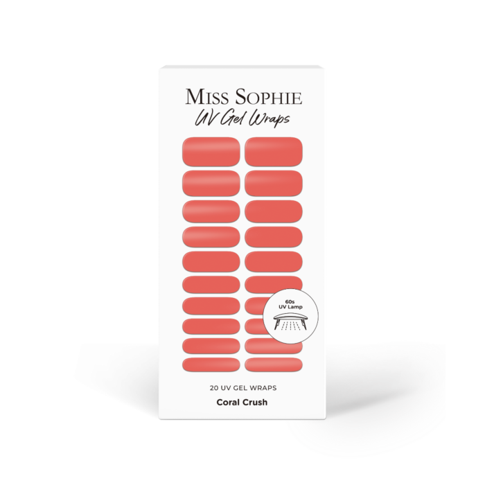4260453596338 2 1 Miss Sophie UV Gel Wraps Coral Crush - immagine 3