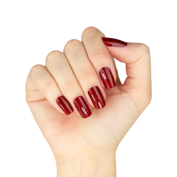 wildatheart burgundy glossy 3720x4800 154efec3 fc19 4770 b560 Miss Sophie Nail Wraps Burgundy - immagine 3