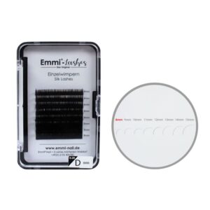 Emmi®-Lashes Silk Lashes ciglia singole D-Curl 0,10 mm