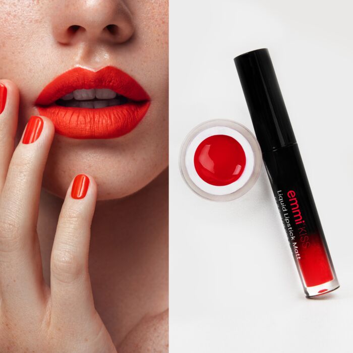 00272 farbgel set Gel colorato + Lipstick “Emmi Red”