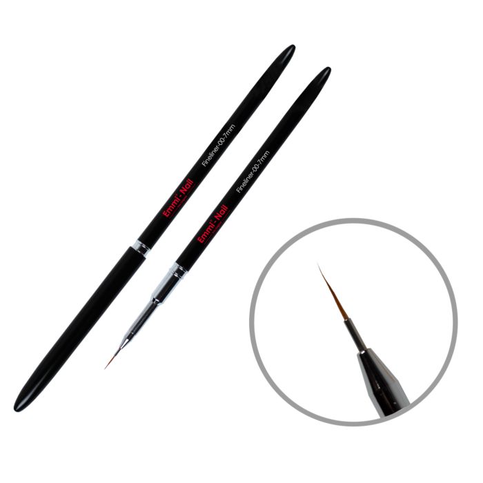 00 7mm matrix 1 Pennello Fineliner per Nail Art Emmi-Nail -00- 7mm - immagine 4