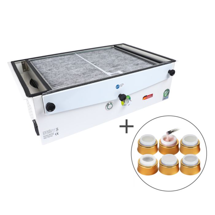 16346 staubabsaugung hurricane greentech mit set Aspiratore polvere Hurricane 1 + set gel LED GRATUITO - immagine 2