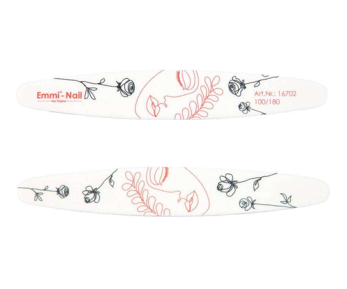 16702 ptofi bufferfeile oval vorne hinten Lima tampone "face line" Emmi-Nail ovale 100/180 - immagine 2