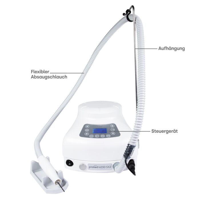 16704 promed aufh ngung Fresa Promed con aspirazione polveri 4030-SX2 - 30.000 giri/min - immagine 10