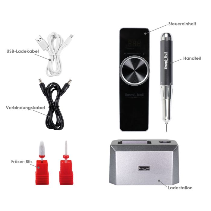 17136 ansicht beschriftung Fresa B5 con batteria - 35.000 giri/min. - immagine 4