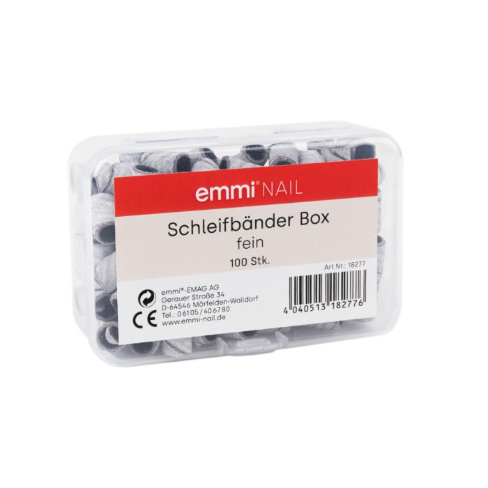 18277 schleifpapier fein schr g Scatola di lime abrasive Emmi-Nail “fine” 100 pezzi