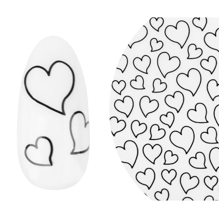 18510 herz liebe 4 a Emmi-Nail Adesivo per unghie 3D Art Cuore Amore 4
