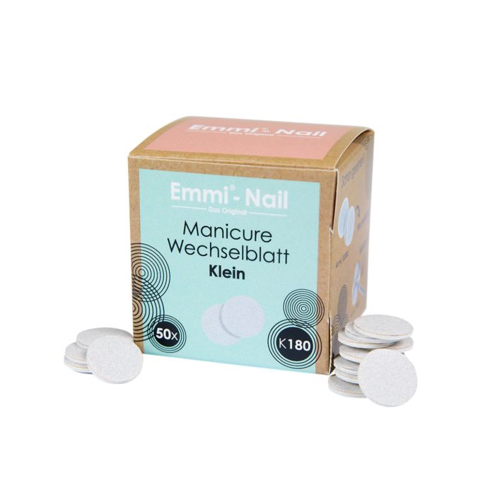 20385 blatt 180 klein verpackung Emmi-Nail Fogli intercambiabili per manicure/pedicure piccolo 50 pezzi -K180-