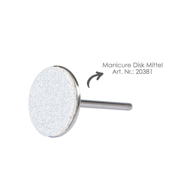20386 blatt 80 mittel disk Emmi-Nail Fogli intercambiabili per manicure/pedicure medio 50 pezzi -K80- - immagine 2