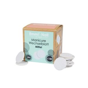 Emmi-Nail Fogli intercambiabili per manicure/pedicure medio 50 pezzi -K180-