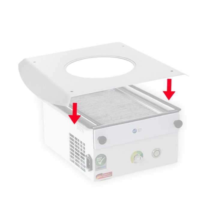96022 staubsaugung mit handablage zusammenbauen 1 1 Aspirazione polveri Taifun MINI GreenTech - immagine 2