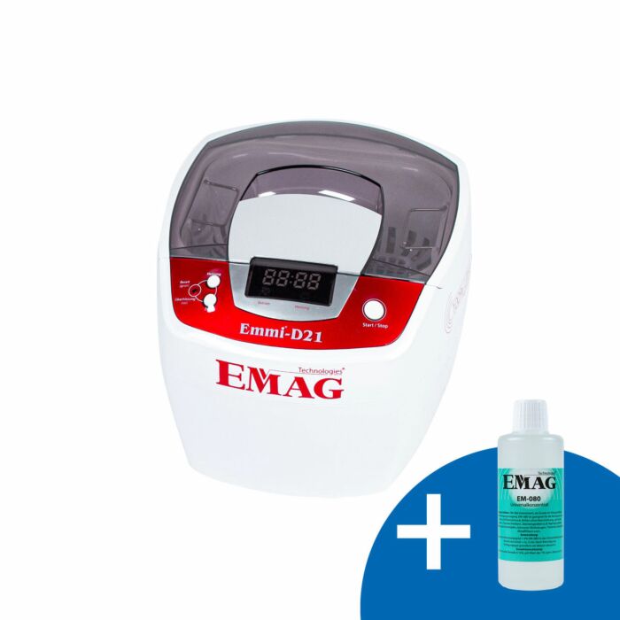 d21 ultraschallreiniger em 080 100ml konzentrat Pulitore ad ultrasuoni 2L Emmi-D21