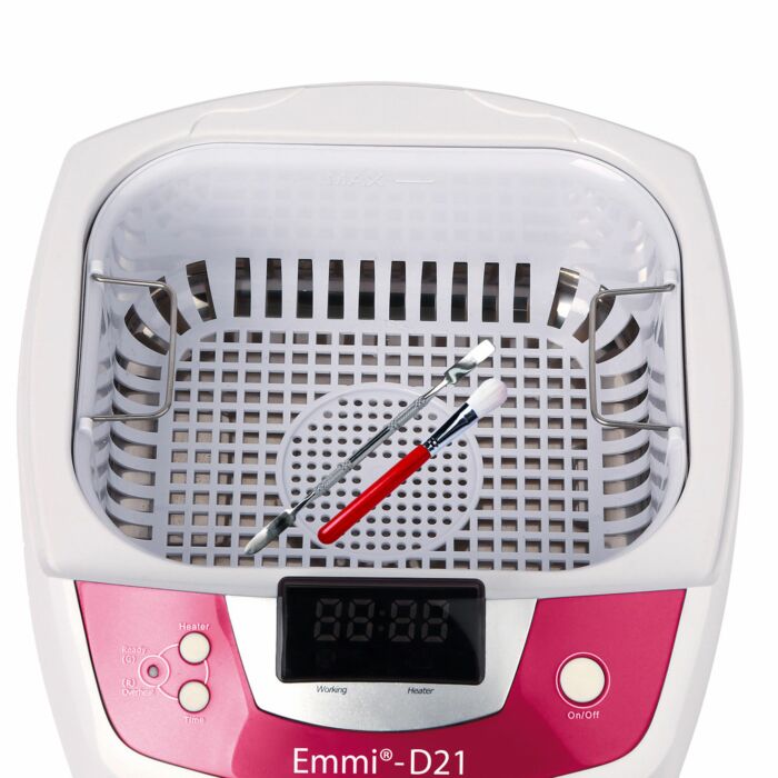 emmi d21 ultraschallreiniger pinsel spatel Pulitore ad ultrasuoni 2L Emmi-D21 - immagine 4