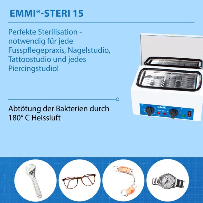 gro b00485cc5e.pt04 Dispositivo di sterilizzazione ad aria calda Emmi-Steri 15 - immagine 4