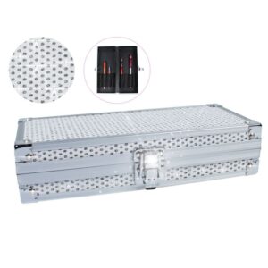 Scatola porta pennelli Emmi-Nail bianco/argento