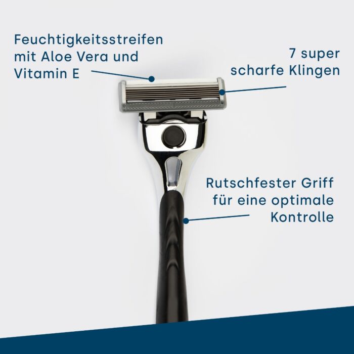 rasierer vorteile neu Emmi-0.0.7. Lamette da barba in blister da 4 pezzi - immagine 3