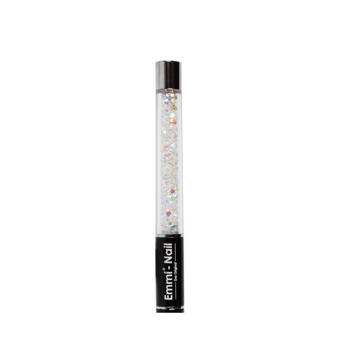 schwarz strass Dimensioni del pennello per gel per unghie Emmi. 6 argento nero - immagine 4