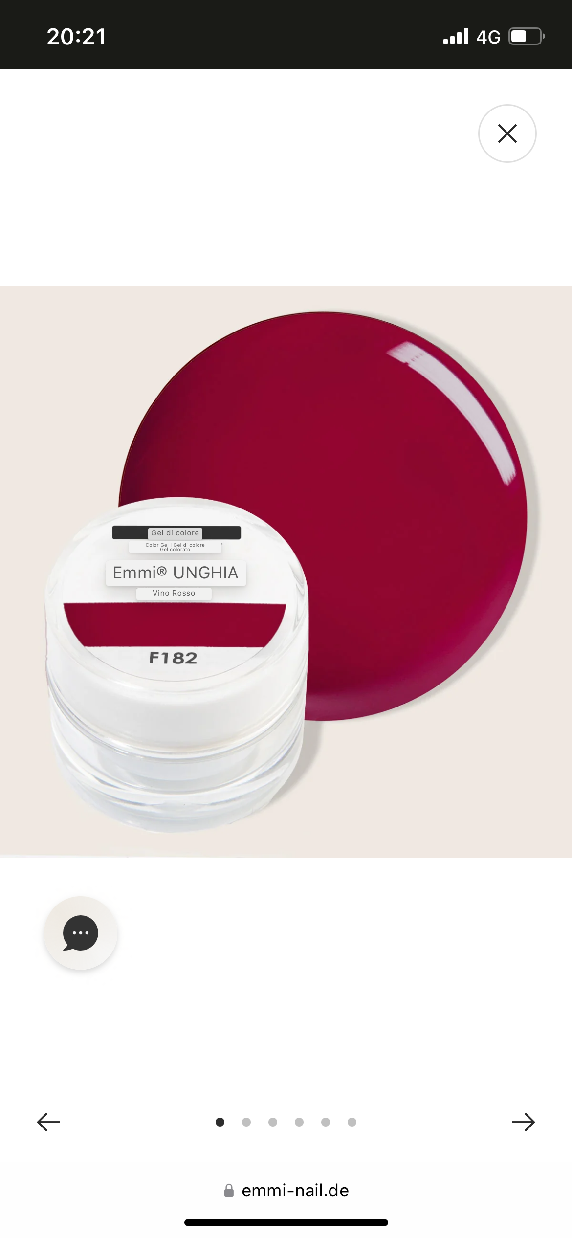 IMG 9941 EMMI-NAIL COLOR GEL VINO TINTO -F182-